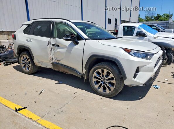 JTMN1RFV4KD502158 2019 TOYOTA RAV4 Белый Передняя правая четверть