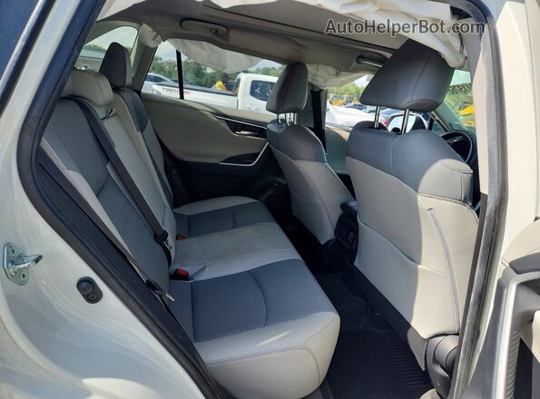JTMN1RFV4KD519168 2019 TOYOTA RAV4 White Вид задніх сидінь
