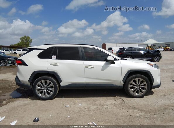 JTMN1RFV7KD517527 2019 TOYOTA RAV4 White სალონის 360-გრადუსიანი ხედი