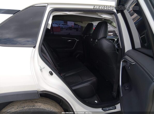 JTMN1RFV7KD517527 2019 TOYOTA RAV4 White VIN კოდის სტიკერის ხედი