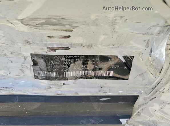 JTMN1RFV9ND086452 2022 TOYOTA RAV4 White Vista de la etiqueta del VIN