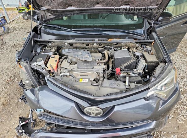 JTMNFREV0JJ722481 2018 TOYOTA RAV4 Charcoal Vista del compartimento del motor