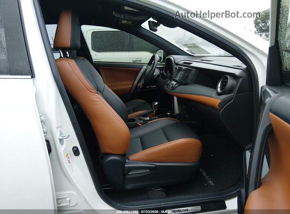 JTMNFREV1JJ749530 2018 TOYOTA RAV4 White Widok wnętrza z przodu