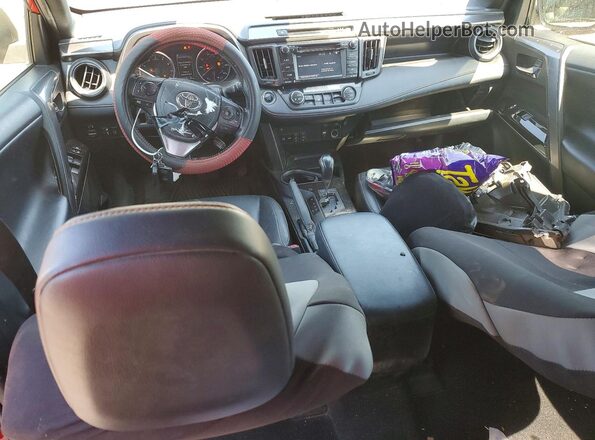 JTMNFREV4HJ130995 2017 TOYOTA RAV4 Burgundy Widok deski rozdzielczej