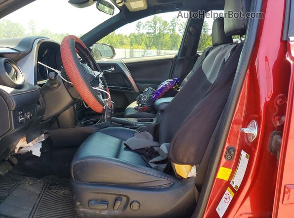 JTMNFREV4HJ130995 2017 TOYOTA RAV4 Burgundy Widok wnętrza z przodu