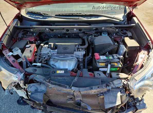 JTMNFREV7JD127688 2018 TOYOTA RAV4 Burgundy Vista interior trasera