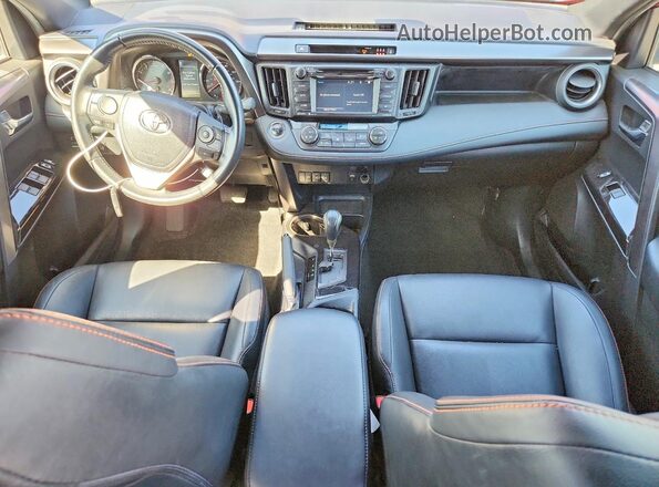 JTMNFREV7JD127688 2018 TOYOTA RAV4 Burgundy Vista del salpicadero