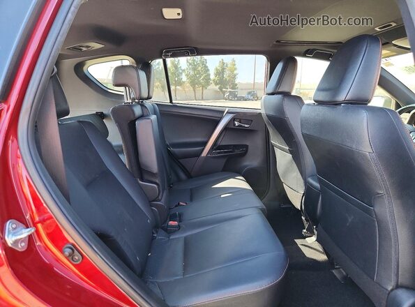 JTMNFREV7JD127688 2018 TOYOTA RAV4 Burgundy Vista de los asientos traseros