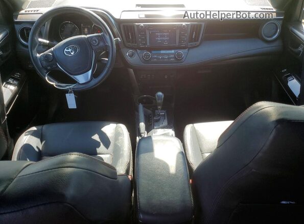 JTMNFREV8JD122578 2018 TOYOTA RAV4 Gray Vista del salpicadero