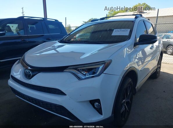 JTMNFREV8JJ741263 2018 TOYOTA RAV4 White წინა მარცხენა ხედი სამი მეოთხედიდან