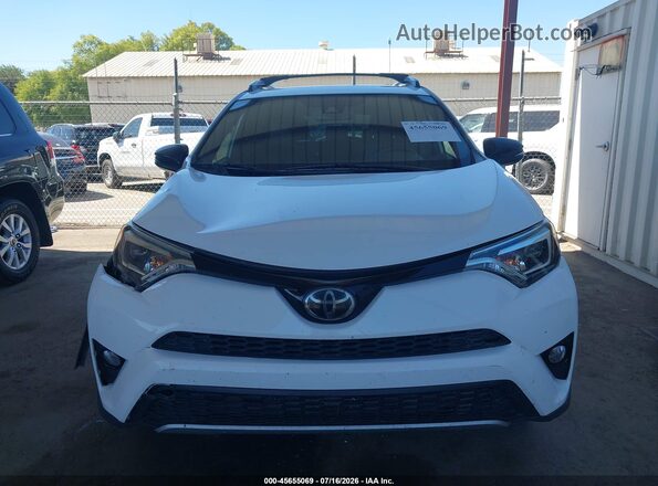 JTMNFREV8JJ741263 2018 TOYOTA RAV4 White ხელსაწყოთა პანელის ხედი