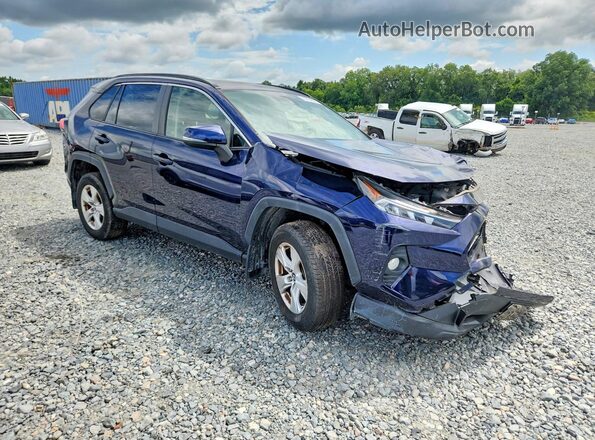 JTMP1RFV0KD006220 2019 TOYOTA RAV4 Синий Передняя правая четверть