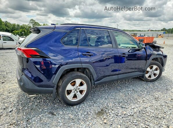 JTMP1RFV0KD006220 2019 TOYOTA RAV4 Синий Задняя правая четверть