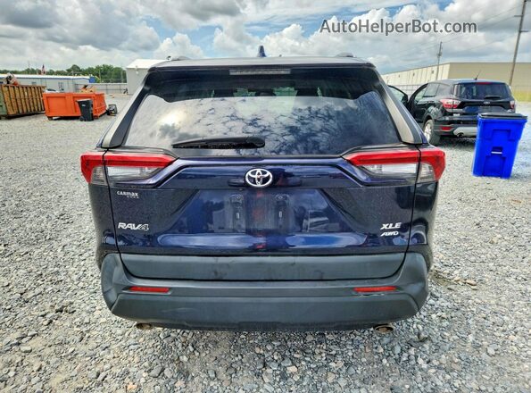 JTMP1RFV0KD006220 2019 TOYOTA RAV4 Синий Вид сзади