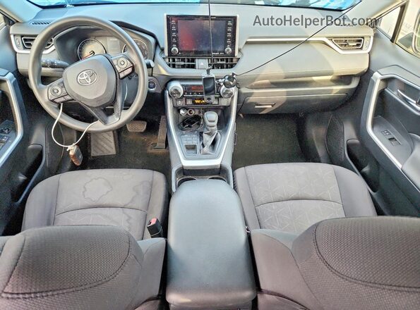 JTMP1RFV0KD006220 2019 TOYOTA RAV4 Синий Вид панели приборов