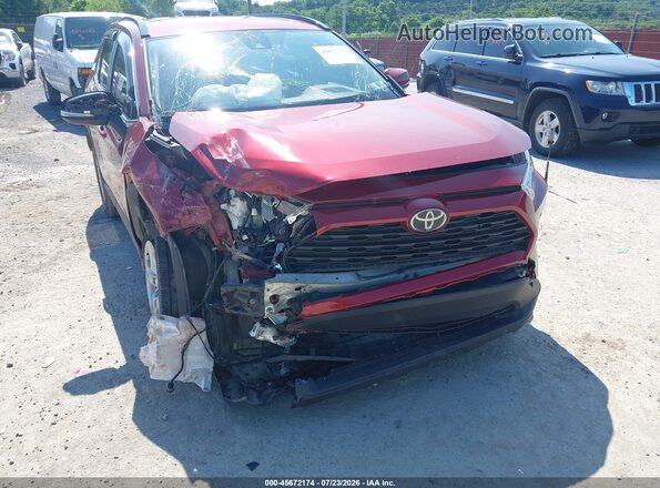 JTMP1RFV1KD027870 2019 TOYOTA RAV4 Red Vista frontal
