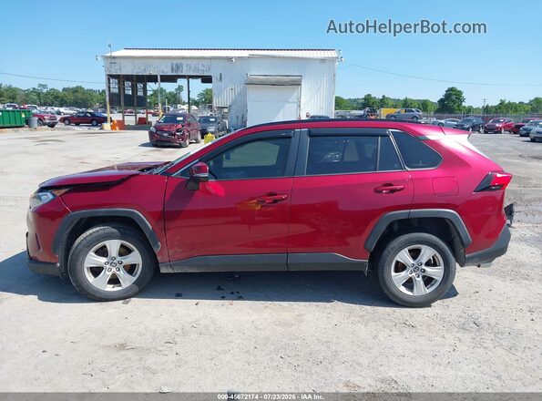 JTMP1RFV1KD027870 2019 TOYOTA RAV4 Red 