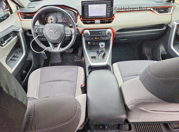 JTMP1RFV1LD527691 2020 TOYOTA RAV4 Silver წინა პანელის ხედი