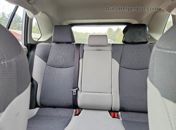 JTMP1RFV1LD527691 2020 TOYOTA RAV4 Silver უკანა სავარძლების ხედი