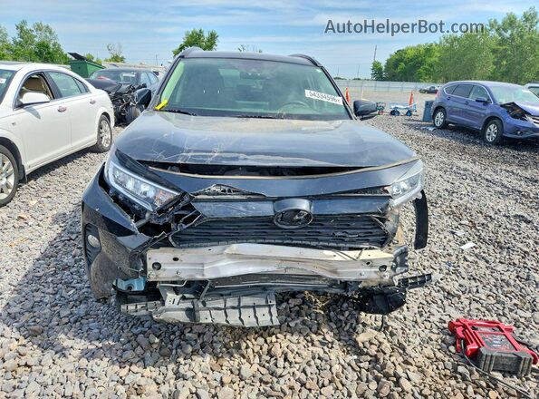 JTMP1RFV2KD017333 2019 TOYOTA RAV4 Black Դիմացի տեսք