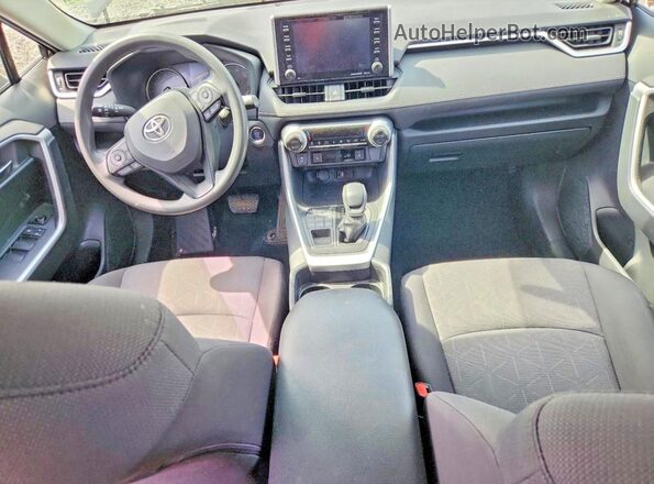 JTMP1RFV2KD017333 2019 TOYOTA RAV4 Black Առջևի վահանակի տեսք