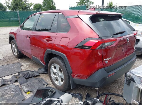 JTMP1RFV2KD515726 2019 TOYOTA RAV4 Красный Задняя левая четверть