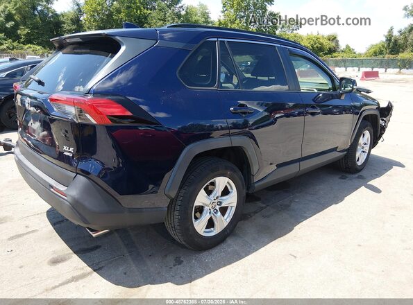 JTMP1RFV2KJ023943 2019 TOYOTA RAV4 Blue Tył prawy
