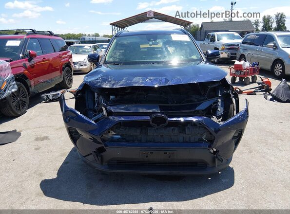JTMP1RFV2KJ023943 2019 TOYOTA RAV4 Blue Widok wnętrza z tyłu