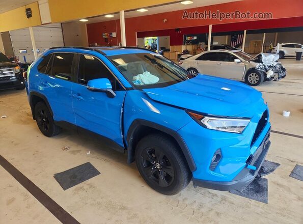 JTMP1RFV2LD525612 2020 TOYOTA RAV4 Blue Front right