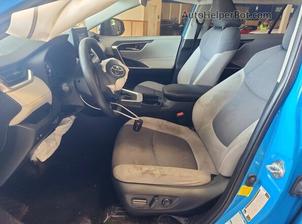 JTMP1RFV2LD525612 2020 TOYOTA RAV4 Blue Front interior view