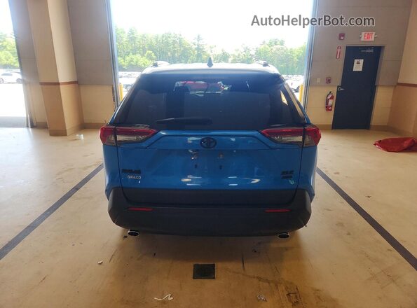 JTMP1RFV2LD525612 2020 TOYOTA RAV4 Blue Rear view