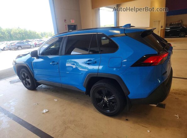 JTMP1RFV2LD525612 2020 TOYOTA RAV4 Blue Rear left