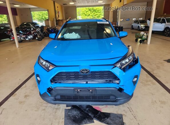 JTMP1RFV2LD525612 2020 TOYOTA RAV4 Blue Front view