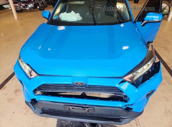 JTMP1RFV2LD525612 2020 TOYOTA RAV4 Blue Engine compartment view