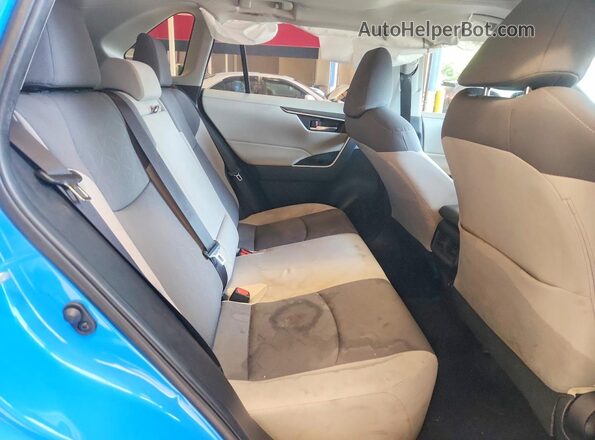 JTMP1RFV2LD525612 2020 TOYOTA RAV4 Blue Rear interior view