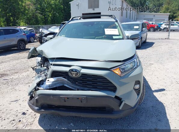 JTMP1RFV4MD069405 2021 TOYOTA RAV4 Green Front view