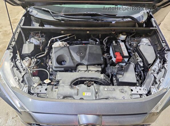 JTMP1RFV5KD021098 2019 TOYOTA RAV4 Gray Widok komory silnika