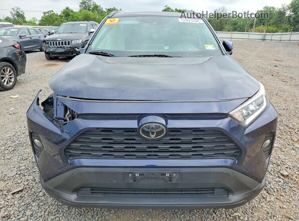 JTMP1RFV6KD013981 2019 TOYOTA RAV4 Blue Vista frontal