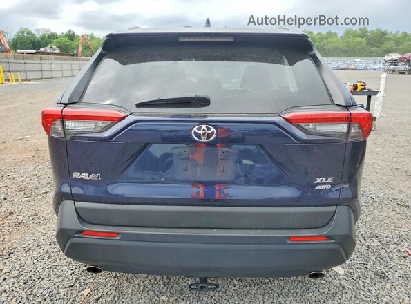 JTMP1RFV6KD013981 2019 TOYOTA RAV4 Blue Vista trasera