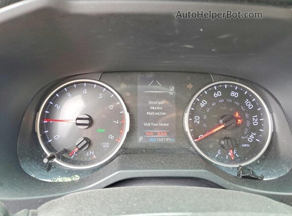 JTMP1RFV6KD013981 2019 TOYOTA RAV4 Blue Vista del cuadro de instrumentos