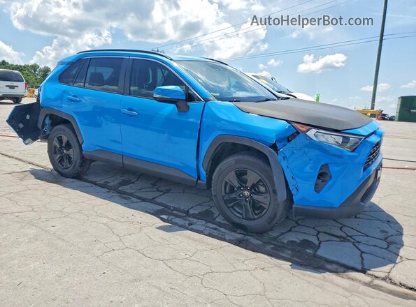 JTMP1RFV6LJ026099 2020 TOYOTA RAV4 Blue Przód prawy