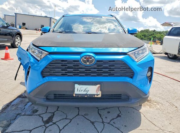 JTMP1RFV6LJ026099 2020 TOYOTA RAV4 Blue Widok z przodu
