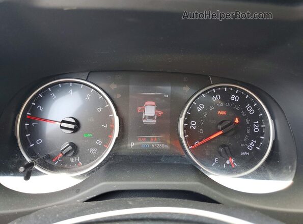 JTMP1RFV6LJ026099 2020 TOYOTA RAV4 Blue Widok zestawu wskaźników