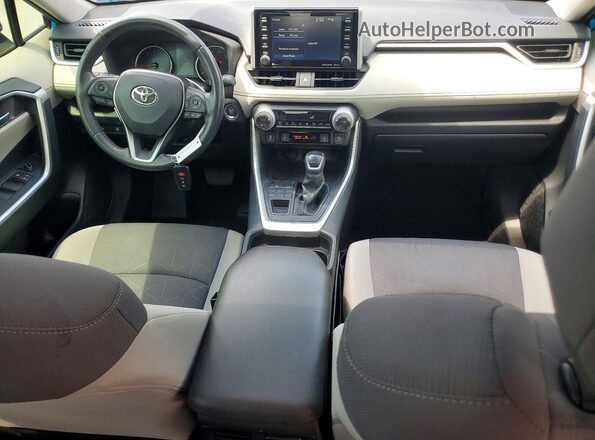 JTMP1RFV6LJ026099 2020 TOYOTA RAV4 Blue Widok deski rozdzielczej