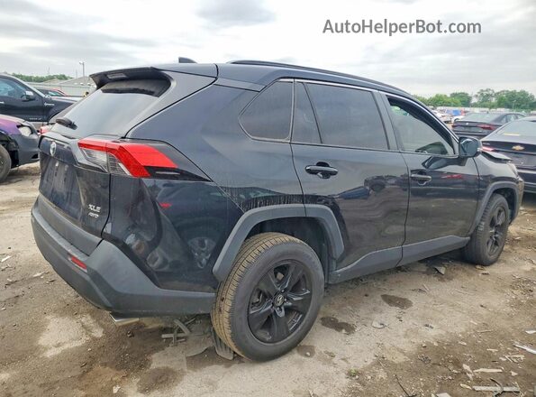 JTMP1RFV7KD506696 2019 TOYOTA RAV4 Black Հետևի աջ