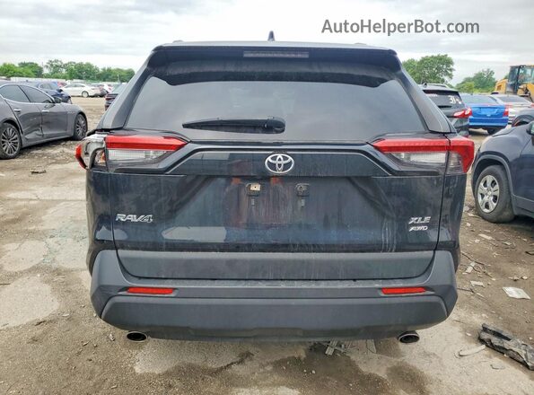 JTMP1RFV7KD506696 2019 TOYOTA RAV4 Black Հետևի տեսք