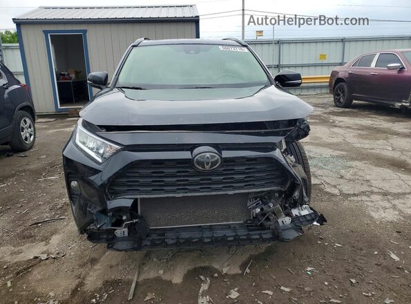 JTMP1RFV7KD506696 2019 TOYOTA RAV4 Black Դիմացի տեսք