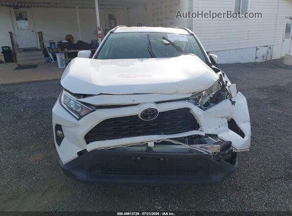 JTMP1RFV7LD054010 2020 TOYOTA RAV4 White Widok zestawu wskaźników