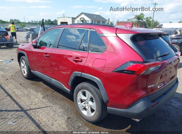 JTMP1RFV9KD021153 2019 TOYOTA RAV4 Red Հետևի ձախ