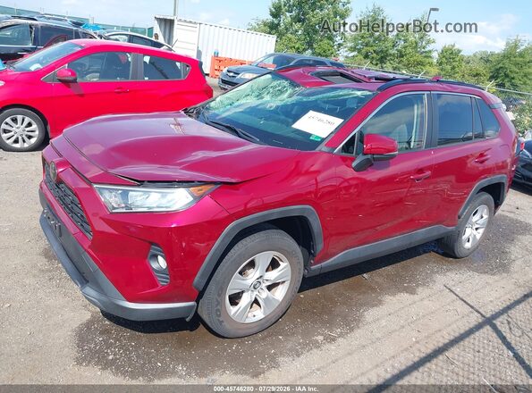 JTMP1RFV9KD021153 2019 TOYOTA RAV4 Red Սալոնի 360 աստիճան տեսք